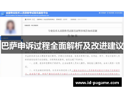 巴萨申诉过程全面解析及改进建议
